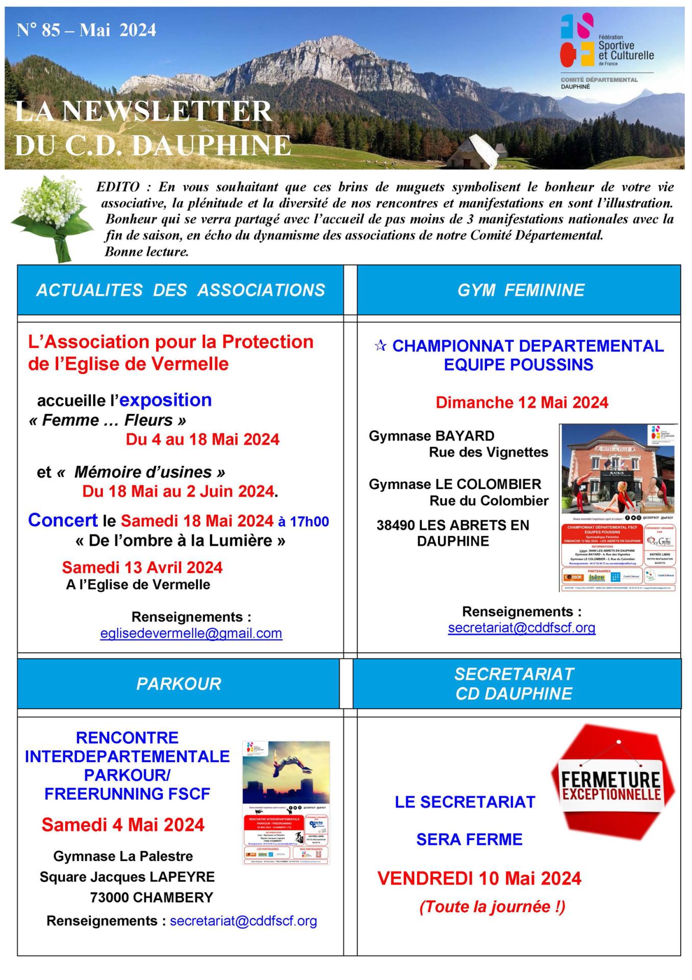 Newsletter n85 05 2024 page 1
